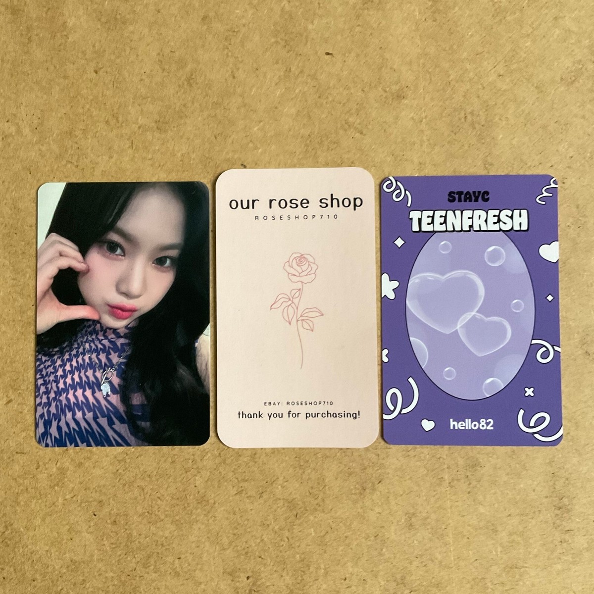 STAYC Teenfresh hello82 Chicago Fansign Event Official Photocard