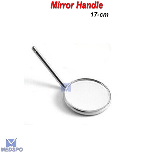 Dental Mirror with Handle Surgical Dental Mirror Handle Hygiene Scaler Lab Tools - Picture 5 of 5