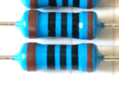 2 pcs 100 ohm 1W Metal Film  Power Resistors.