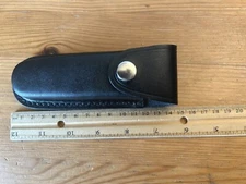 1 Genuine Leather Knife Sheath , inside 13.5x3.5x1.8cm