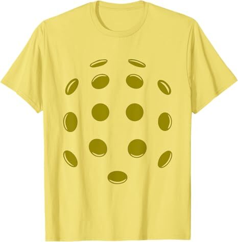 Funny Pickleball Player Costume Yellow Ball Halloween T-Shirt