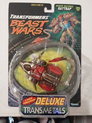 Transformers Beast Wars RATTRAP Deluxe TransMetals NEW 1997 Original MOC