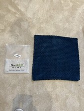 New 18 x 18 zippered navy pillow cover; W/o Tags