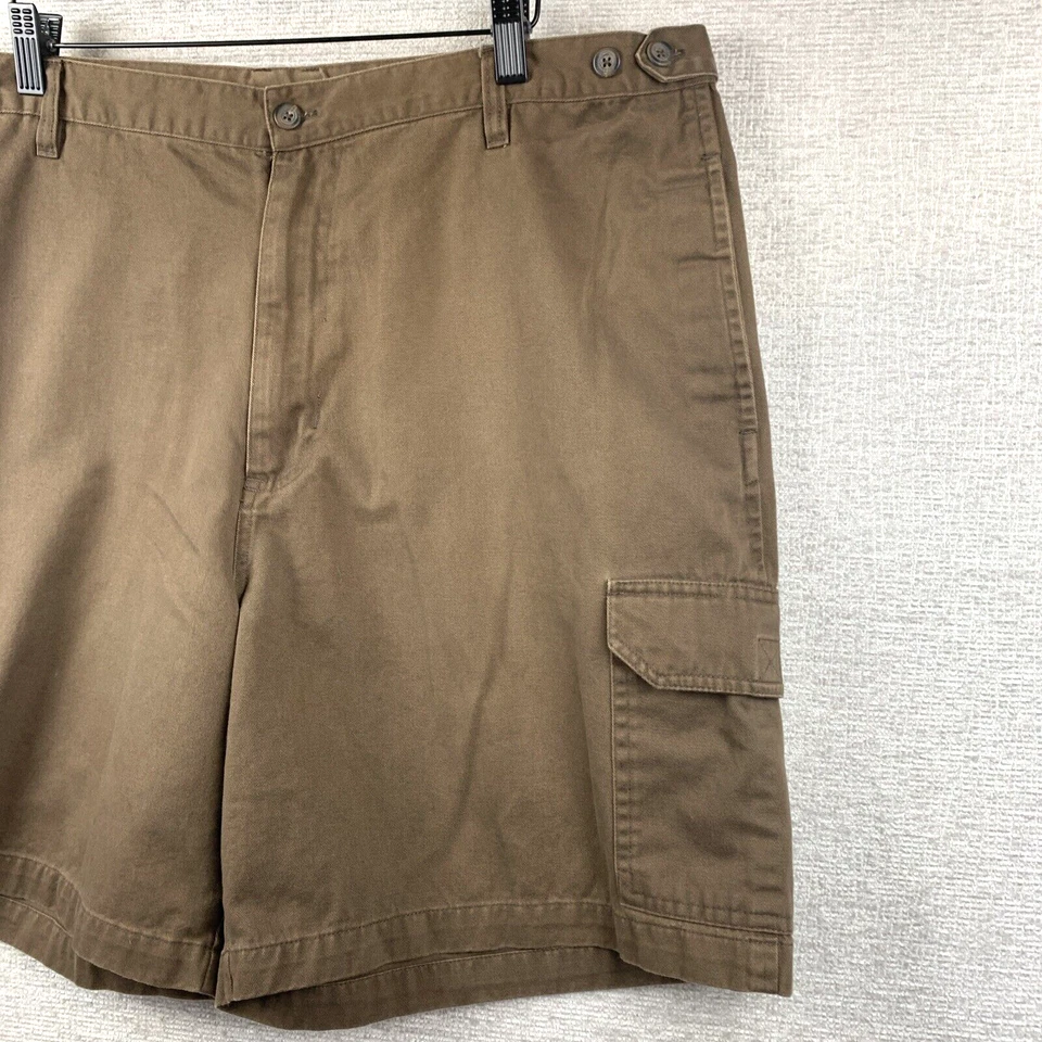 Pantalones Cortos Carga CONSENSUS Para Hombre Talla 40 x 8 Marrón Aire Libre Senderismo Relajado Informal Papá Foto 3 de 4