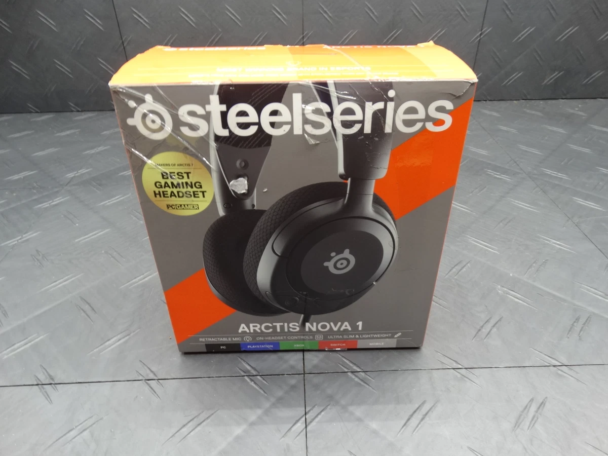 SteelSeries Arctis Nova 1 Over-Ear Gaming Headset Black (Broken Hinge)  850014119713