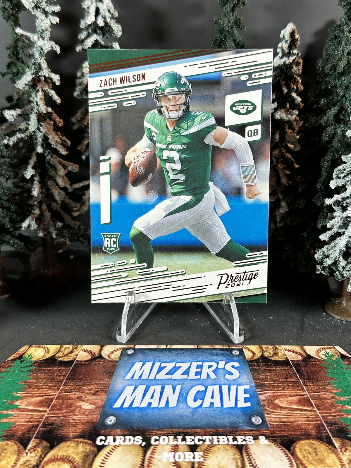 2021 Panini Chronicles Prestige Zach Wilson Jets RC Rookie 202