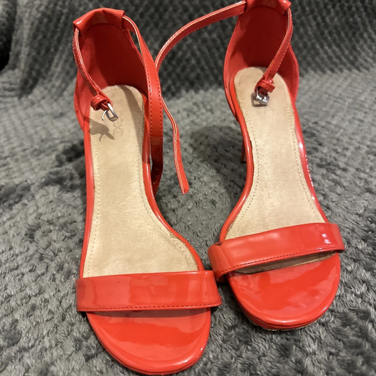 Next Red Strappy Sandal Size 4 Wide Fit eBay