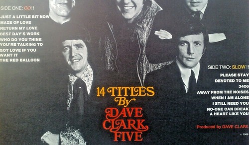 14 TITLES BY DAVE CLARK FIVE " 5 BY 5 " SUPERB NM VINYL UK ORIG MONO LP DC5 1G1G - Picture 11 of 11
