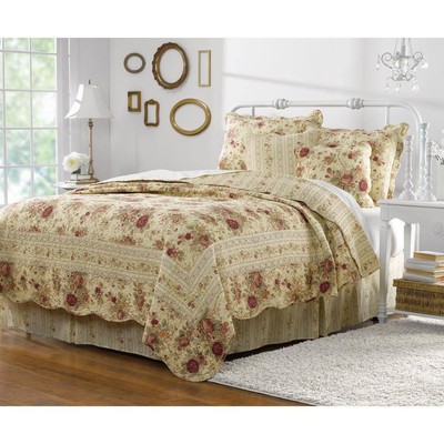Greenland Home Fashions Bedding Sets Cotton Reversible Adult Twin Multi-Colored