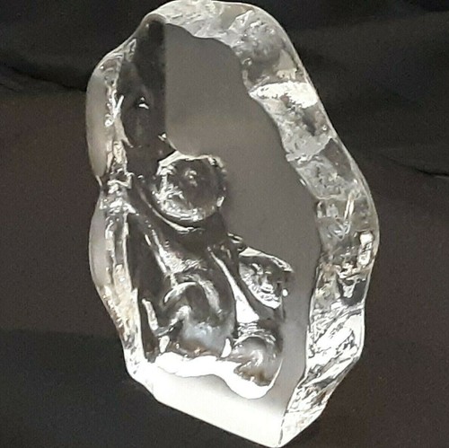 Glass Crystal Sculpture * Koala Bear & Joey Cub * Size: 7" X 5" X 1.5" - Bild 4 von 6
