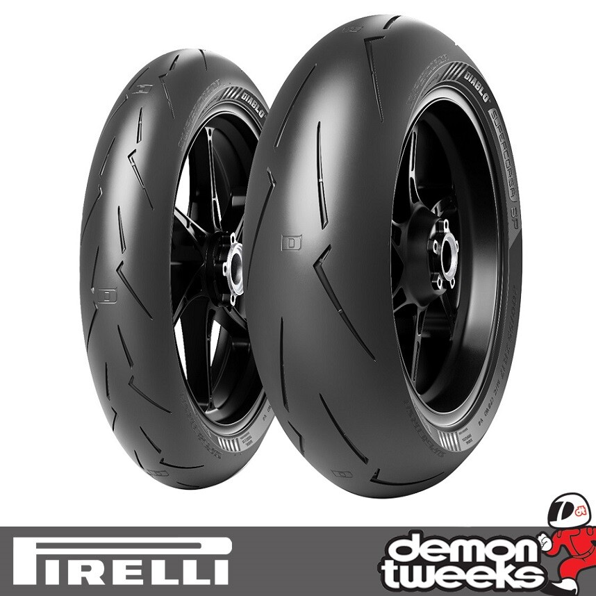 Pirelli Diablo Supercorsa SP V4 Tyre Set - 120/70 ZR17 58W & 200