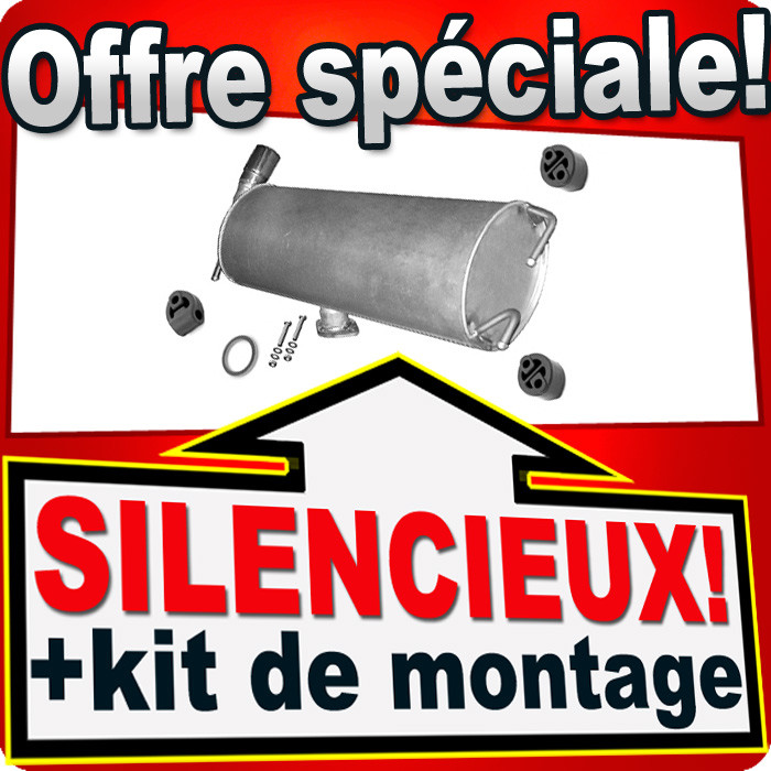 Échappement de précision pour Toyota RAV 4 II 2.0 VVT-i D-4D 4WD en alliage durable