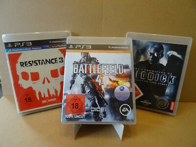 PS3 Action & Shooter Bündel: Battlefield 4 + Chronicles of Riddick + Resistance3