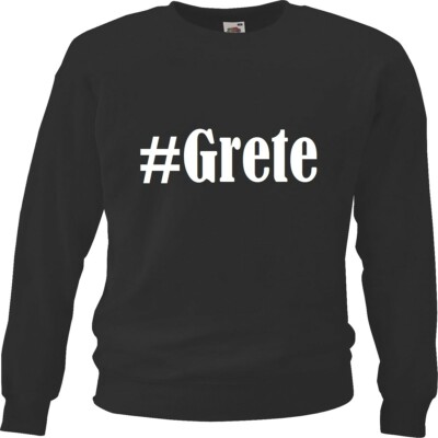 Sweatshirt Sweater #Grete für Damen Herren und Kinder versch. Farben