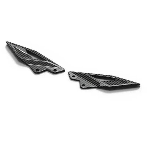 For Triumph Street Triple 660s/765/R/RS 2016-24 Carbon Fiber Heel Plates Guards - Picture 2 of 4
