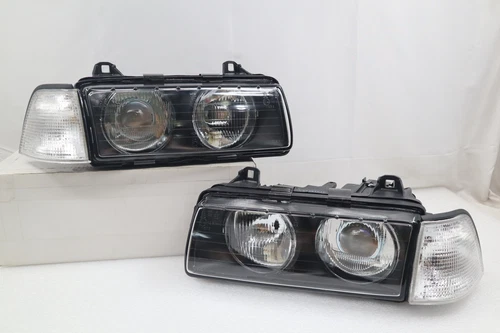 Depo Glass Lens Projector Headlight+Clear Corner Lights For BMW E36 ti hatchback