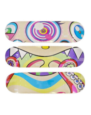 Takashi Murakami x ComplexCon Planche de Skateboard Mutated