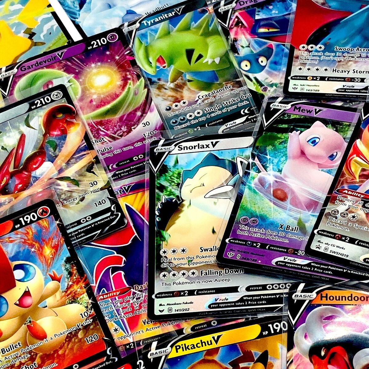 ULTIMATE EPIC POKEMON BUNDLE 50x - 1 GX CARD & 1 V CARD GUARANTEED - HOLOS  RARES