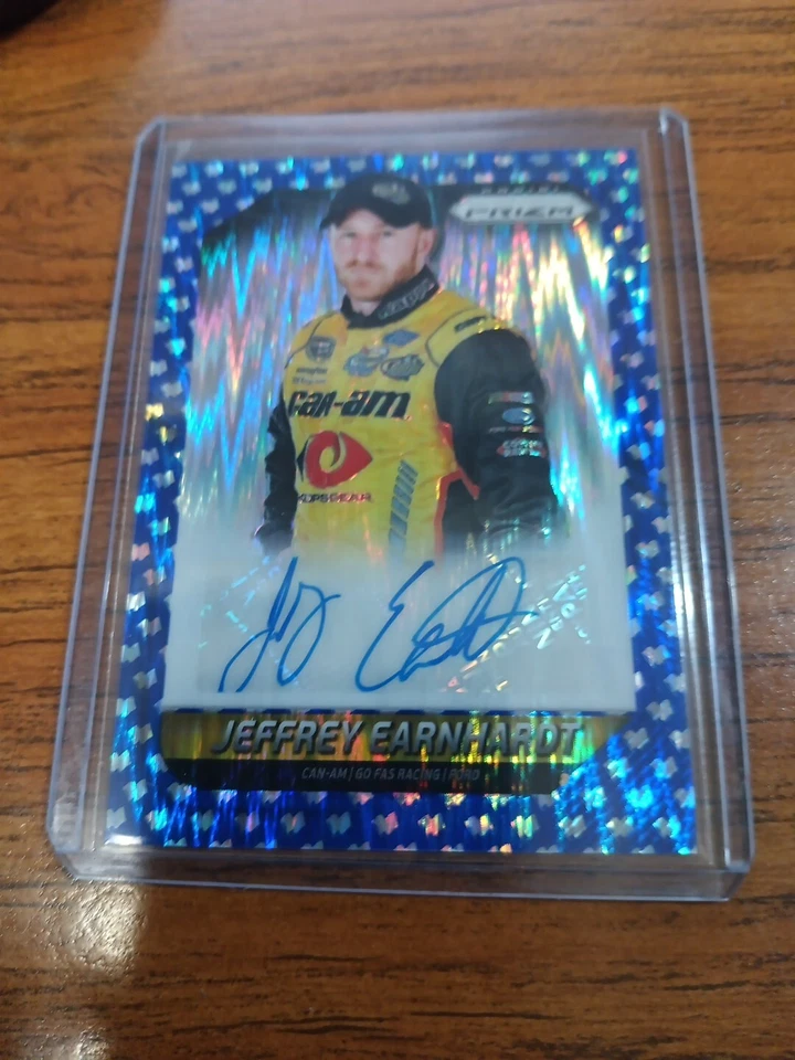 2016 Prizm Racing Jeffrey Earnhardt auto card No. JE 10/75 Sam Hunt Racing - Image 3 of 3