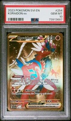 2023 Pokemon Scarlet & Violet # 254 Koraidon EX PSA 9 Card! MINT! Free  Shipping!