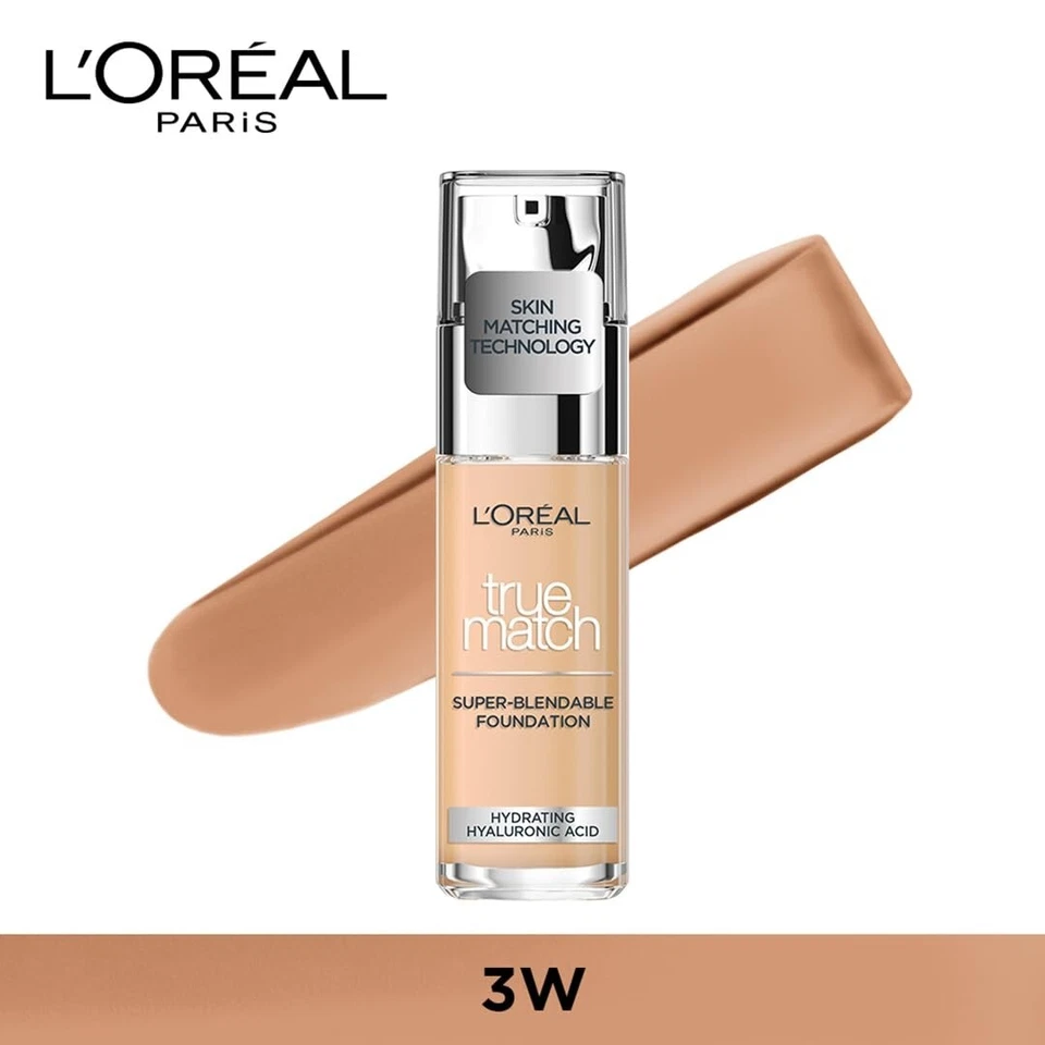 Loreal Paris True Match Super Blendable Liquid Foundation Golden Beige3D3W-30ml - Image 2 of 4