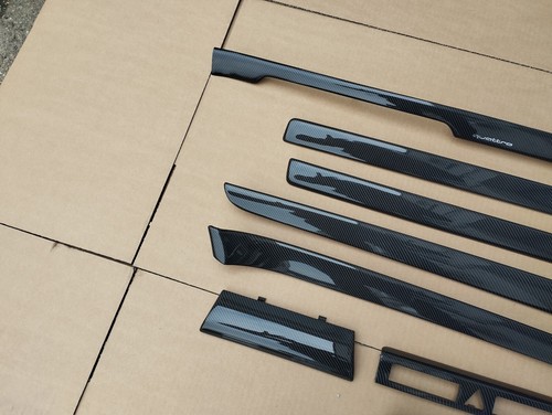 Audi A4 S4 RS4 B5 Quattro Carbon Fiber Interior Trim Kit Set Factory OEM DIPPED - Picture 5 of 5