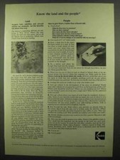 1974 Kodak Ektagraphic Visualmaker Ad - Know the Land