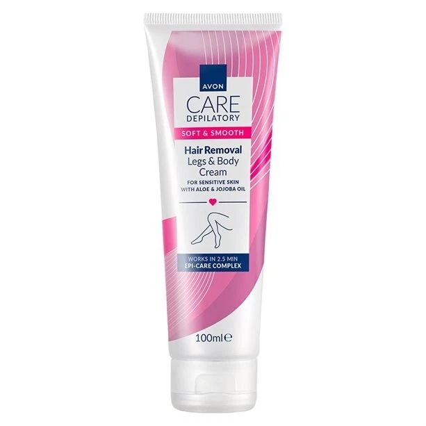 Avon Care Soft & Sooth Enthaarungscreme für Beine u. Körper, 100 ml