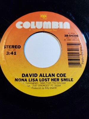 David Allan Coe - Mona Lisa Lost Her Smile / Someone Special