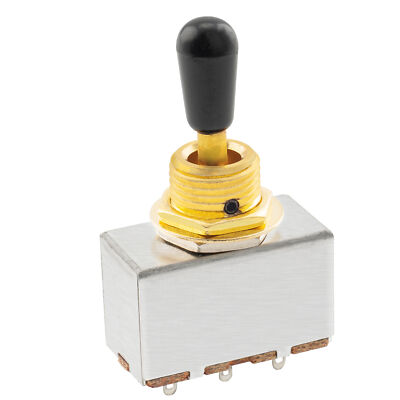 Musiclily Pro Gold 3 Way Metric Box Style Pickup Selector Guitar Toggle Switch