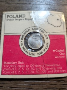 very Cool Uncirculated Poland  1 grosz Mint Condition 