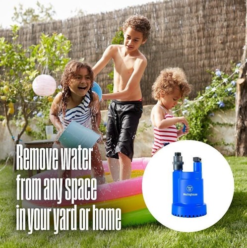 Pompa acqua elettrica sommersa utility 1/4 HP pompa termoplastica pozzetto cavo 10 piedi - Foto 2 di 8