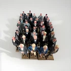 Vintage Marx US Mini Presidents Lot Of 37 Figures Set Painted Read Description