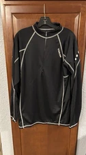 Pearl Izumi 1/2 Zip Long Sleeve Performance Shirt Black 