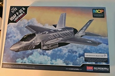 Academy USAF F-35A Lightning II Model Kit NEW OPEN BOX