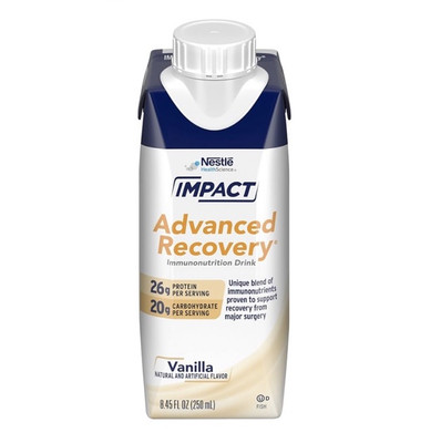 Nestle Impact Advanced Recovery Immunonutrition Drink Vanilla 8.45 oz 10 Ct