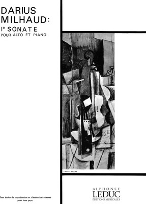 Darius Milhaud | Sonata For Viola And Piano No.1 | Buch | EAN 9790047311191