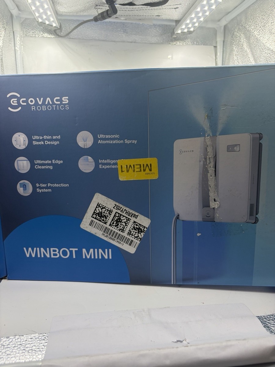 ECOVACS White WG841-01 Winbot Mini Portable Window Cleaning Robot
