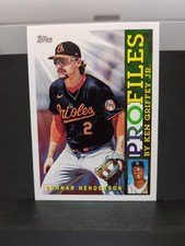 2026 Topps Series 1 Gunnar Henderson Profiles by Ken Griffey Jr