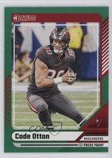 2024 Panini Donruss Green Press Proof Cade Otton #183 0kb5