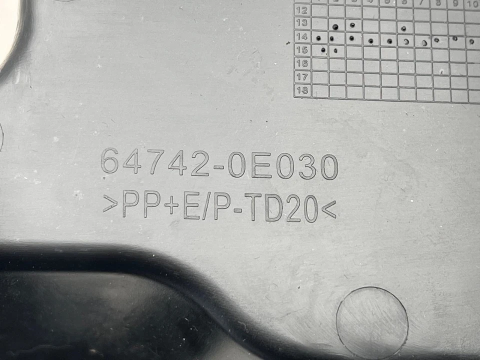 2014-2019 Toyota Highlander Rear Left Driver Trunk Storage Compartment Tray Box Foto 2 de 4