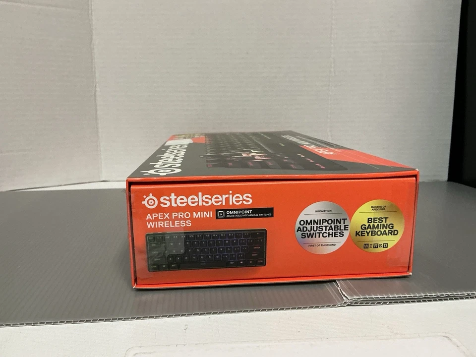 SteelSeries - Apex Pro Mini 60% V2 Wireless Mechanical OmniPoint Adjustable H... - Image 3 of 4