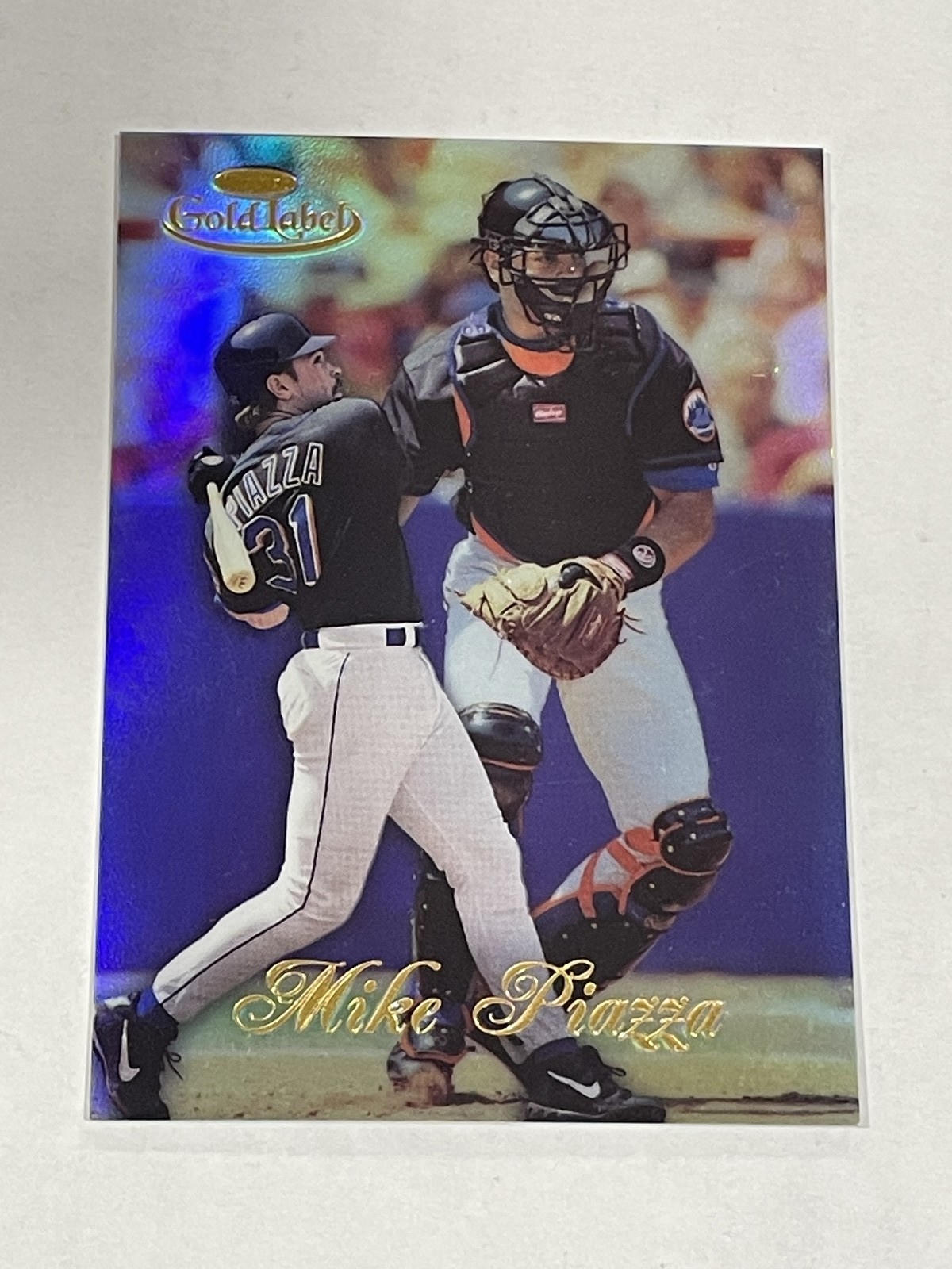 1998 Topps Gold Label Baseball #60 - Mike Piazza - New York Mets