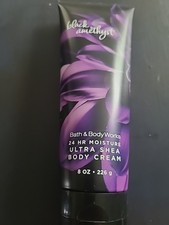 Bath  Body Works BLACK AMETHYST 24HR Moisture Ultra Shea Body Cream 8oz. LAST 1