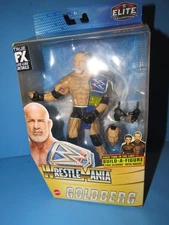 Mattel WWE Wrestlemania Elite Collection Goldberg with Paul Ellering BAF