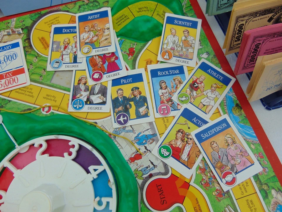 Vintage 1984/91 GAME OF LIFE Board Game MB Games - Complete - Image 3 of 4