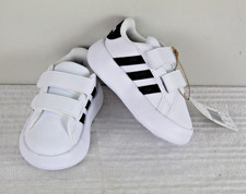 Adidas Kids Grand Court 2.0 CF 1 Sneakers 6K White / Black NWOB