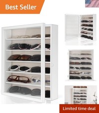 Sunglasses Organizer Storage Wall Mounted: 13 x 15.6 inches Eyewear Display C...