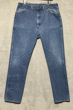 Vintage Wrangler Cowboy Cut Jeans Mens 40x36 Original Fit 13MWZ USA Made Rancher
