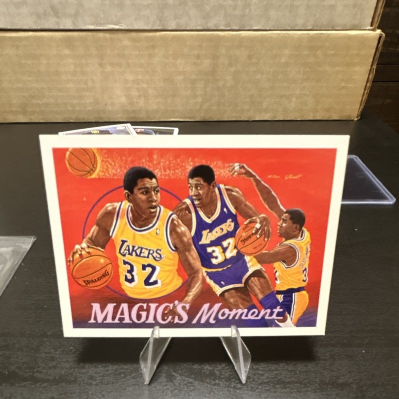Upper Deck 1991-92 Magic's Moment #29 Magic Johnson Lakers Assists Record